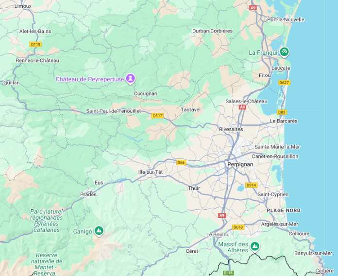 Notre localisation à Perpignan